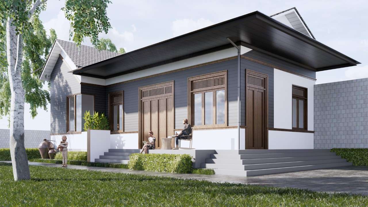 Nhà cấp 4 mái Nhật trọn gói 280 triệu