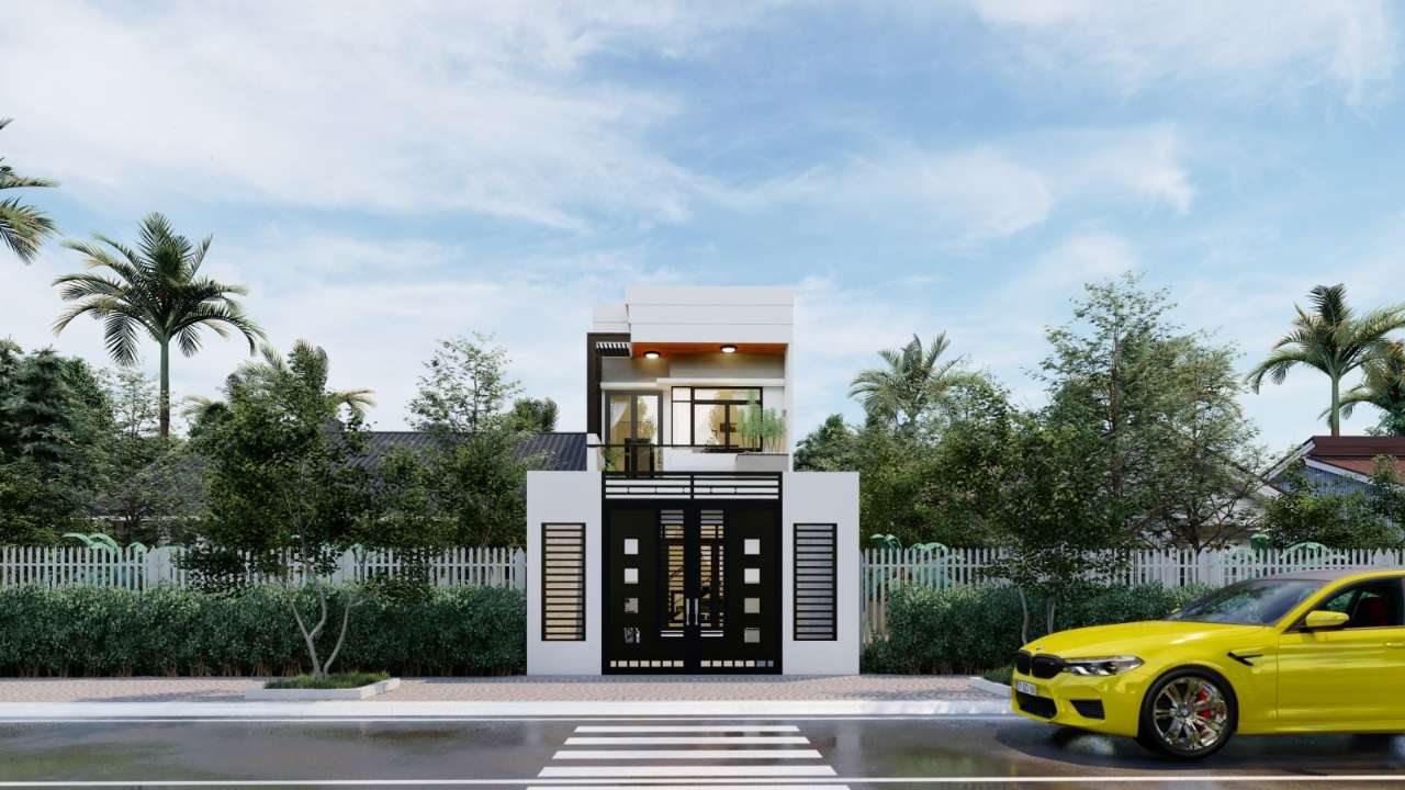 Mẫu nhà ống 2 tầng ngân sách 290 triệu