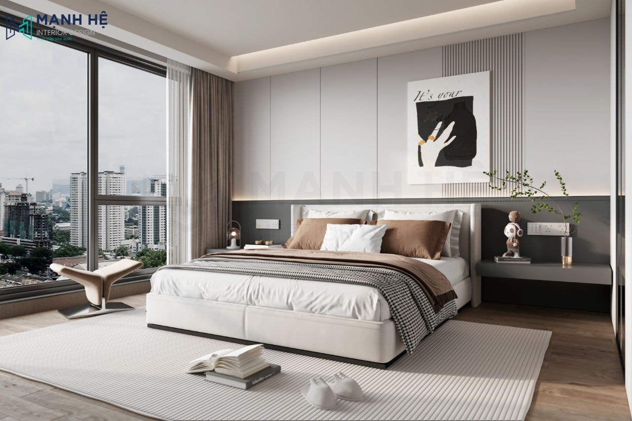 Sử dụng cửa sổ kính để tận dụng tối đa ánh sáng bên ngoài