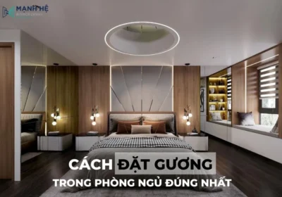 Cách đặt gương đúng trong phòng ngủ
