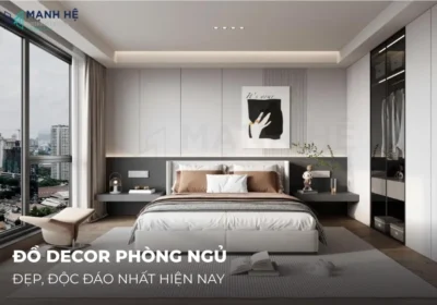 Đồ decor phòng ngủ độc đáo nhất hiện nay