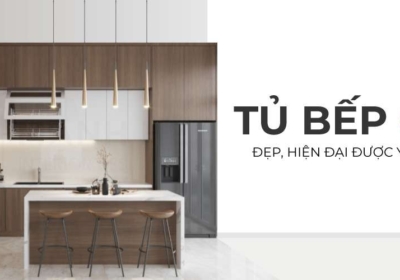 Tủ bếp hình chữ L đẹp phù hợp với mọi loại hình nhà ở