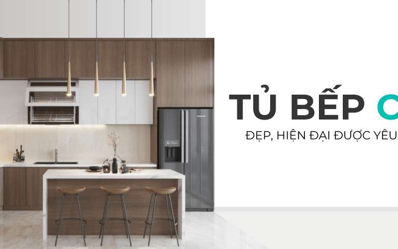 Tủ bếp hình chữ L đẹp phù hợp với mọi loại hình nhà ở