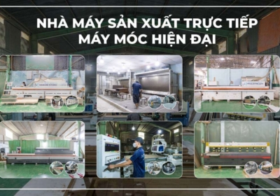 Trang bị máy móc sản xuất hiện đại tại xưởng Mạnh Hệ