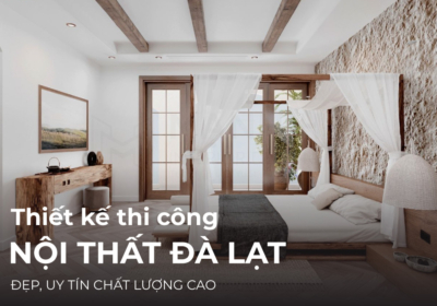 Phòng ngủ master được thiết kế tối giản theo phong cách Rustic