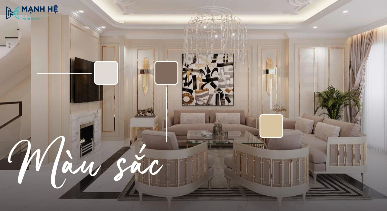 Các họa tiết, màu sắc định hình phong cách từ luxury đến tân cổ điển, hiện đại