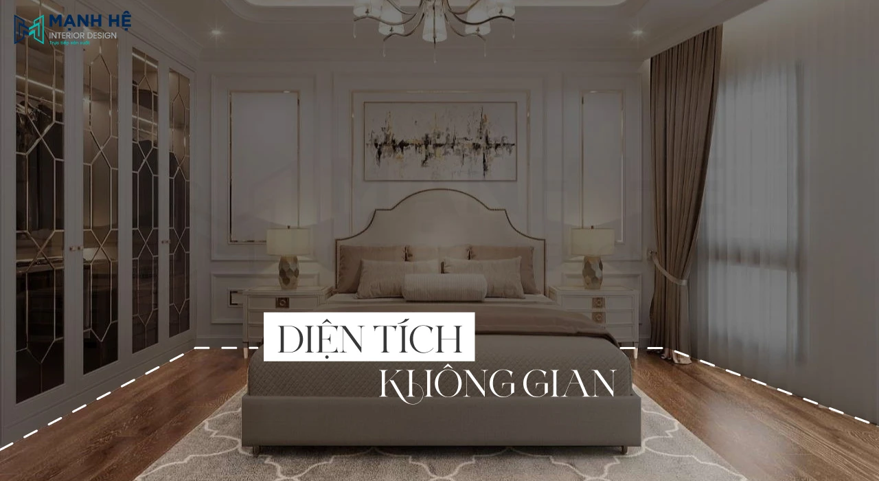 Diện tích ảnh hưởng đến cách bố trí nội thất