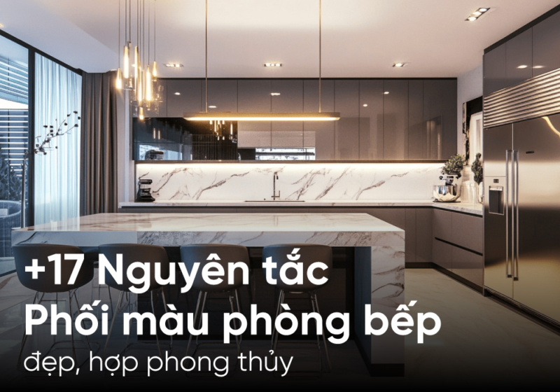 Nguyên Tắc Phối Màu Phòng Bếp