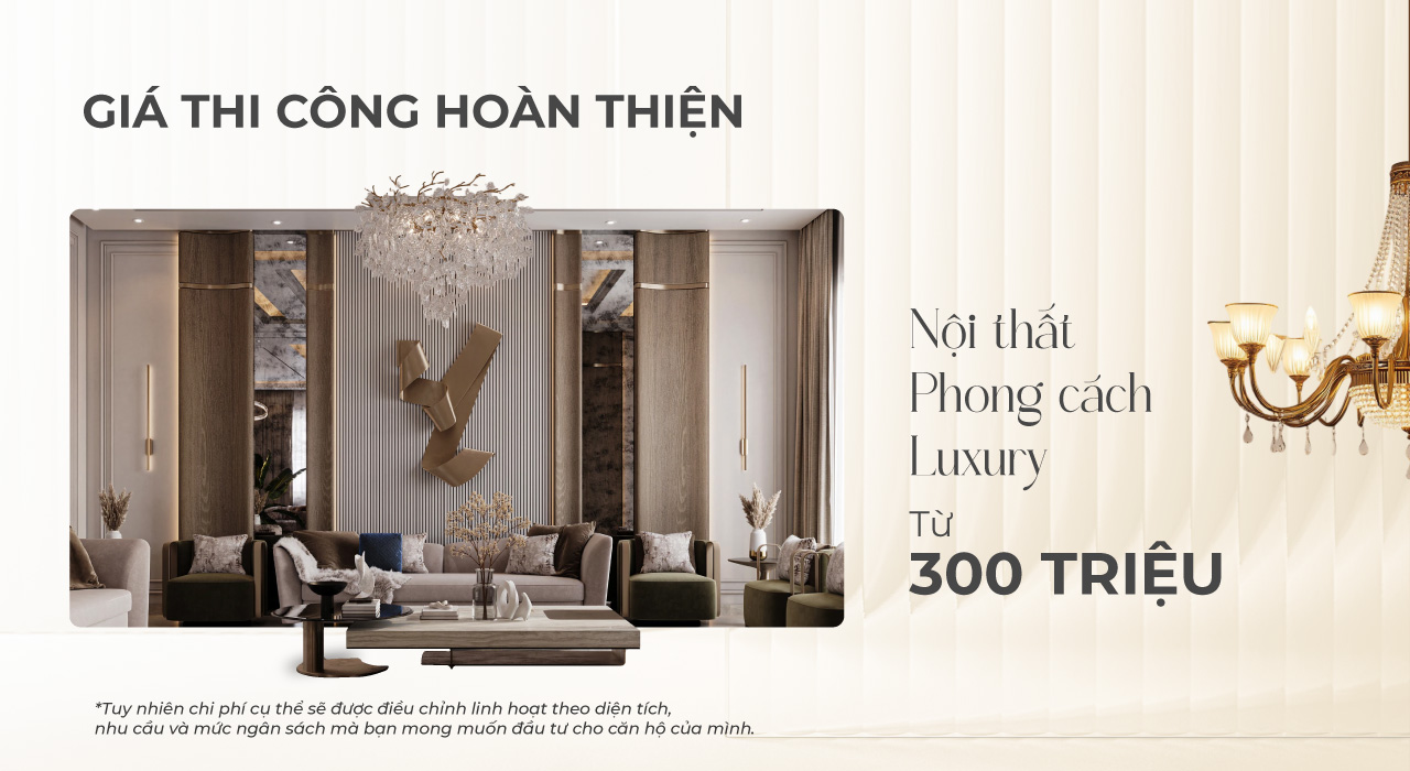 Giá Thi Công Nội Thất Phong Cách Luxury
