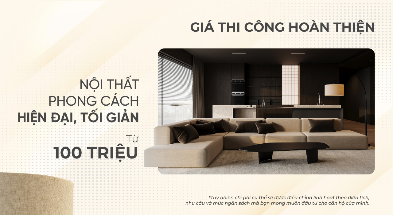 Giá Thi Công Nội Thất Phong Cách Tối Giản, Hiện đại