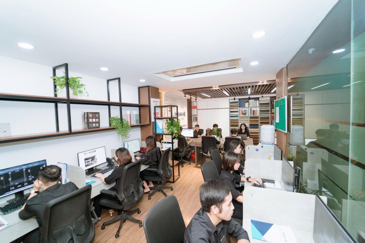 Không gian văn phòng tại Mạnh Hệ
