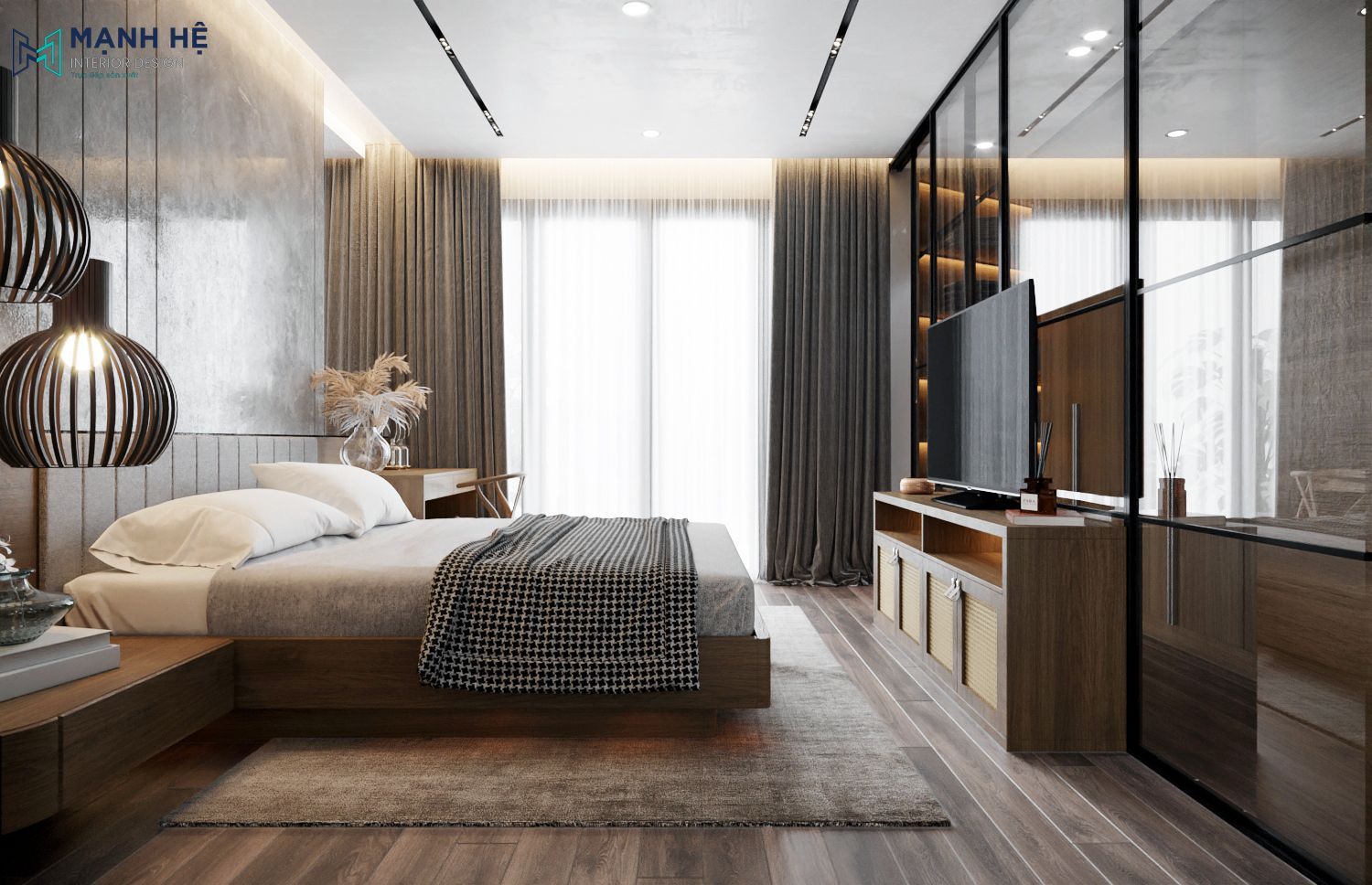 Sử dụng rèm 2 lớp để tối ưu ánh sáng tự nhiên cho không gian