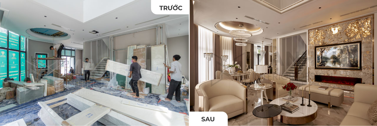 Dịch vụ thi công hoàn thiện cải tạo nhà cũ cho khách hàng tại Mạnh Hệ