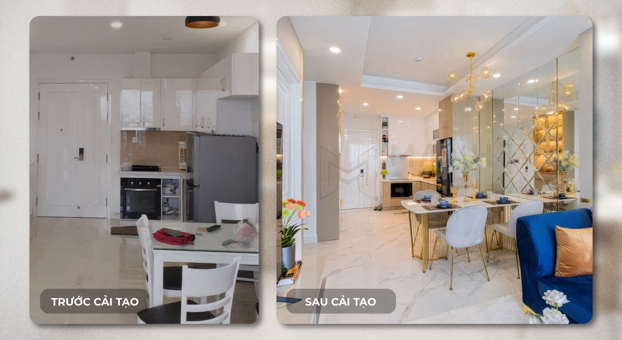 Hoàn thiện cải tạo nhà cũ cho khách hàng tại Mạnh Hệ