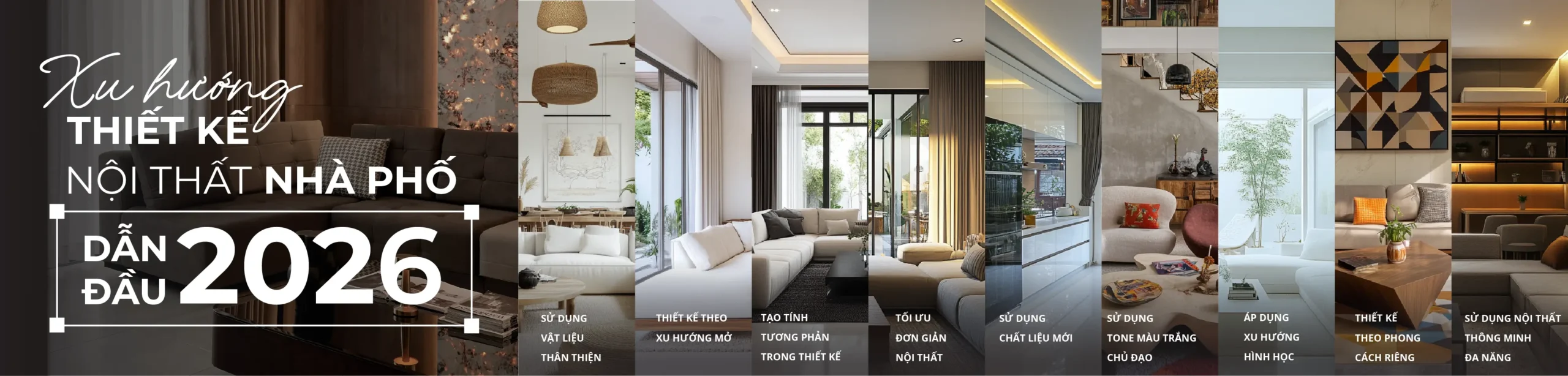 xu hướng thiết kế nhà phố