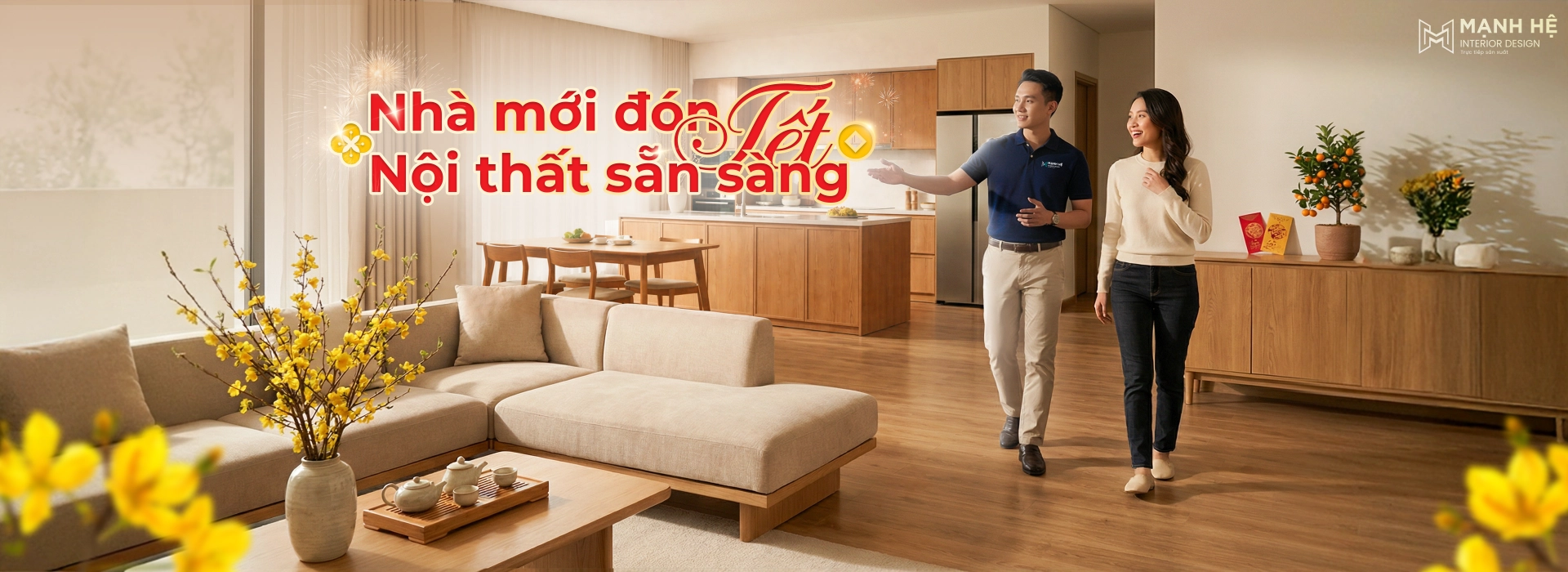 Banner Tết năm mới 2026 Mạnh Hệ