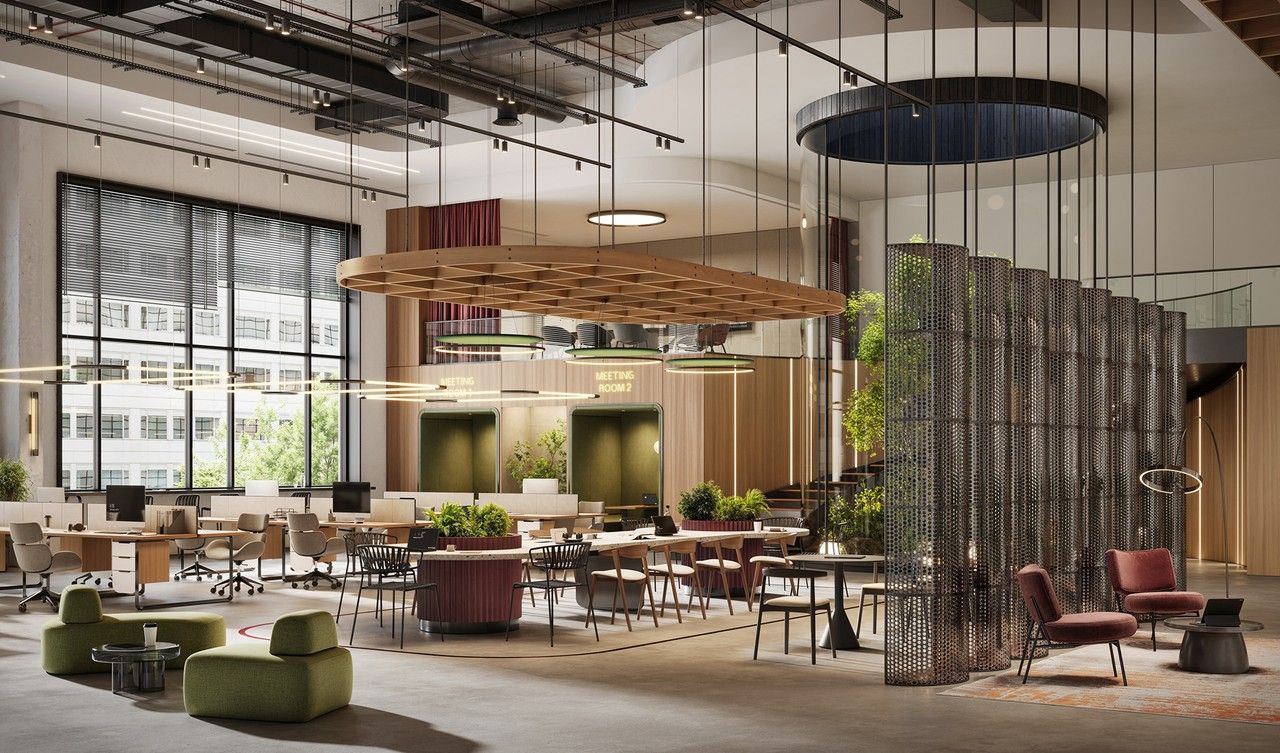 Crystal Design chuyên nhận thiết kế nội thất văn phòng công ty chuyên nghiệp đa quốc gia.