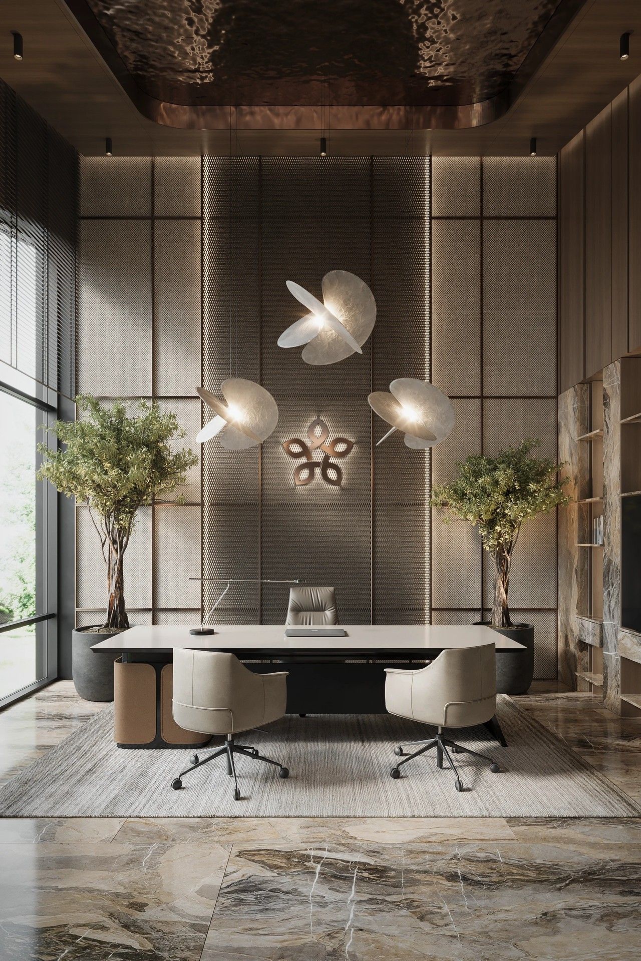 Mẫu thiết kế phòng giám đốc theo phong cách hiện đại