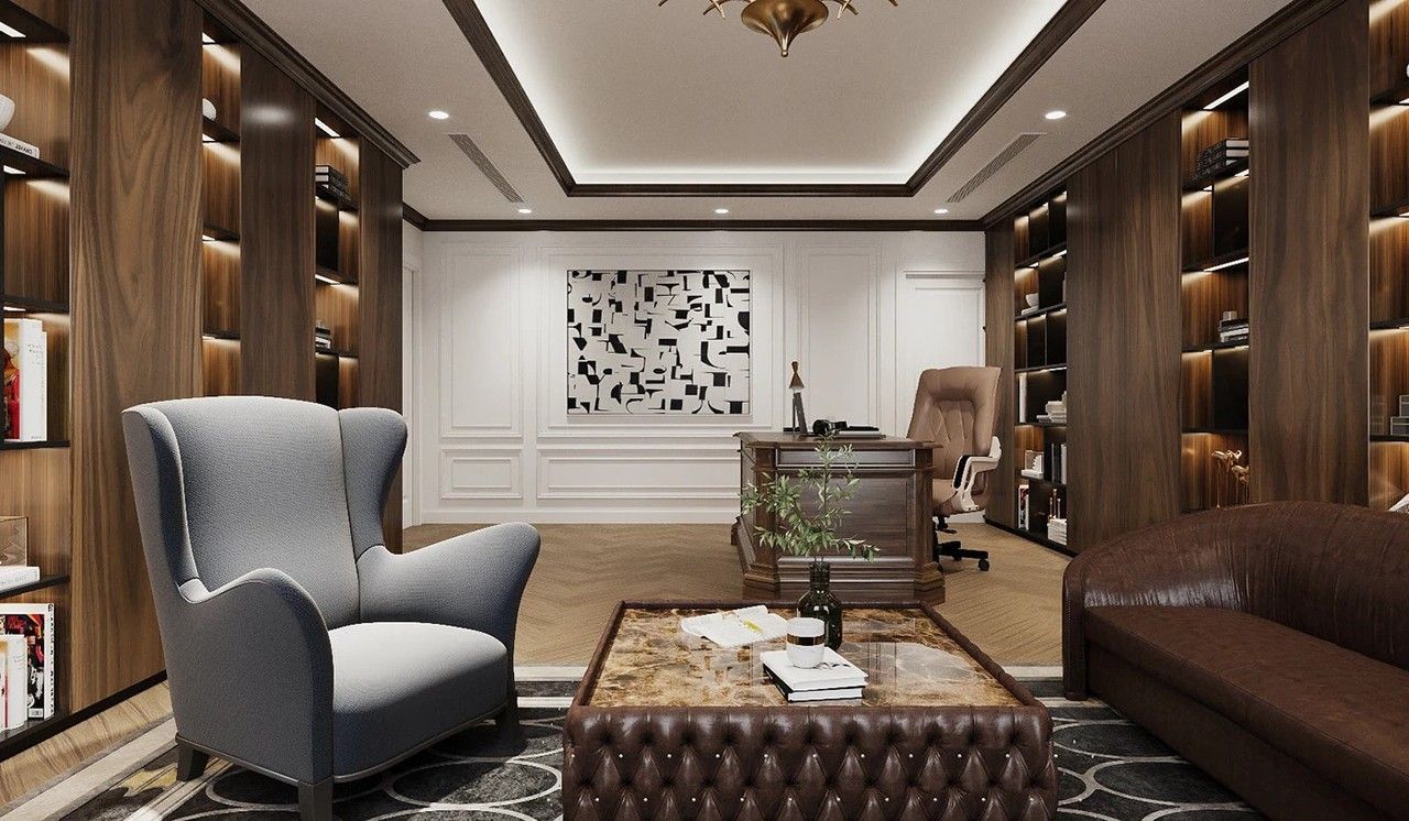 Vị trí đặt phòng lãnh đạo cần yên tĩnh nhưng vẫn đảm bảo tầm nhìn bao quát hoạt động công ty.