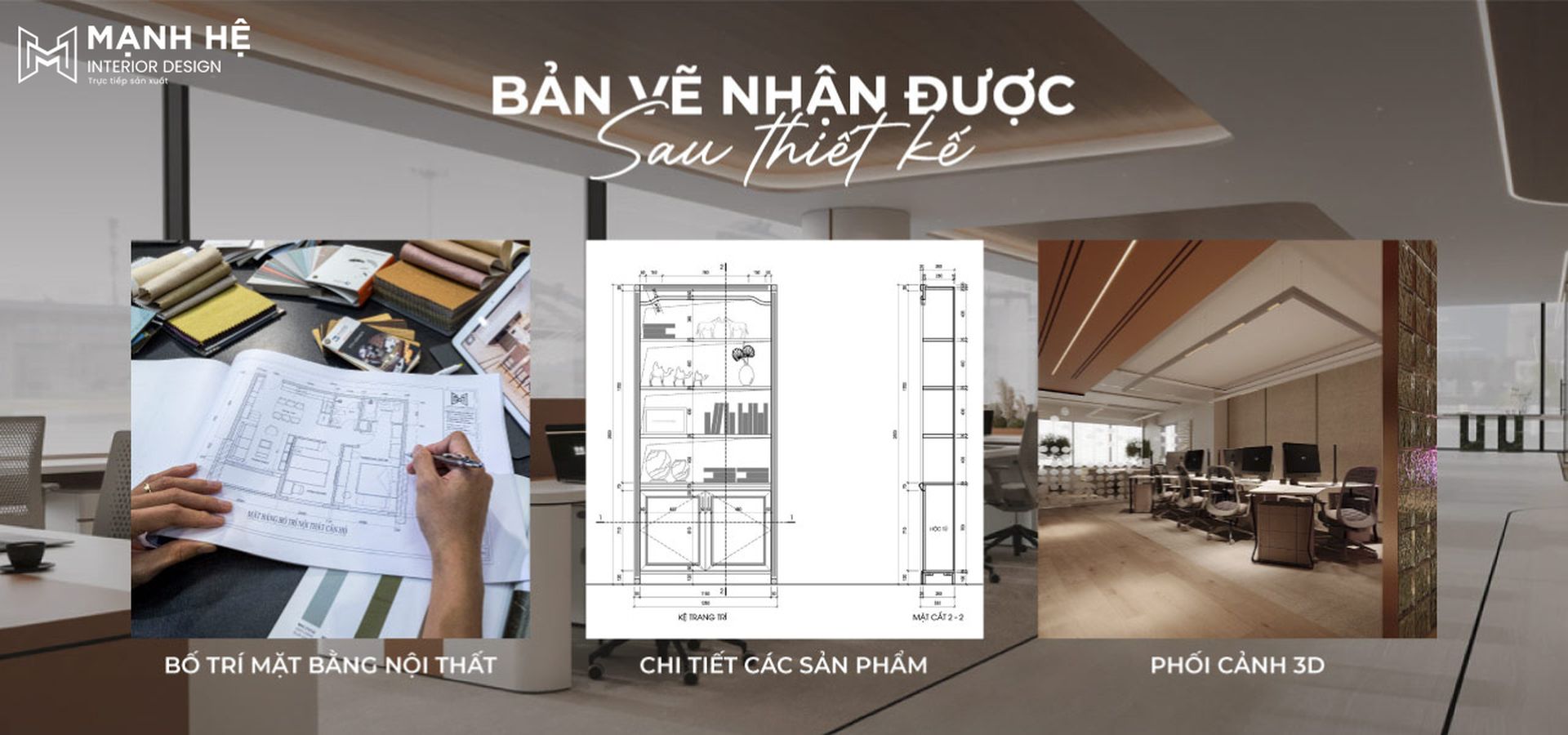 Bản vẽ nhận được sau thiết kế tại Mạnh Hệ