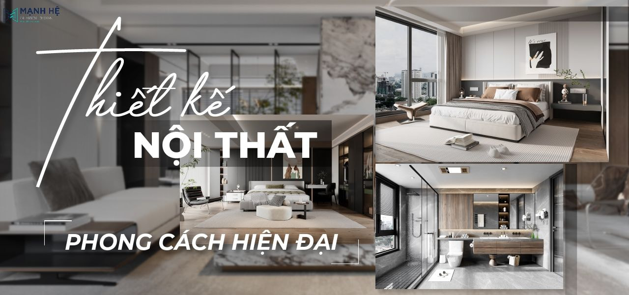 phong cách thiết kế nội thất hiện đại