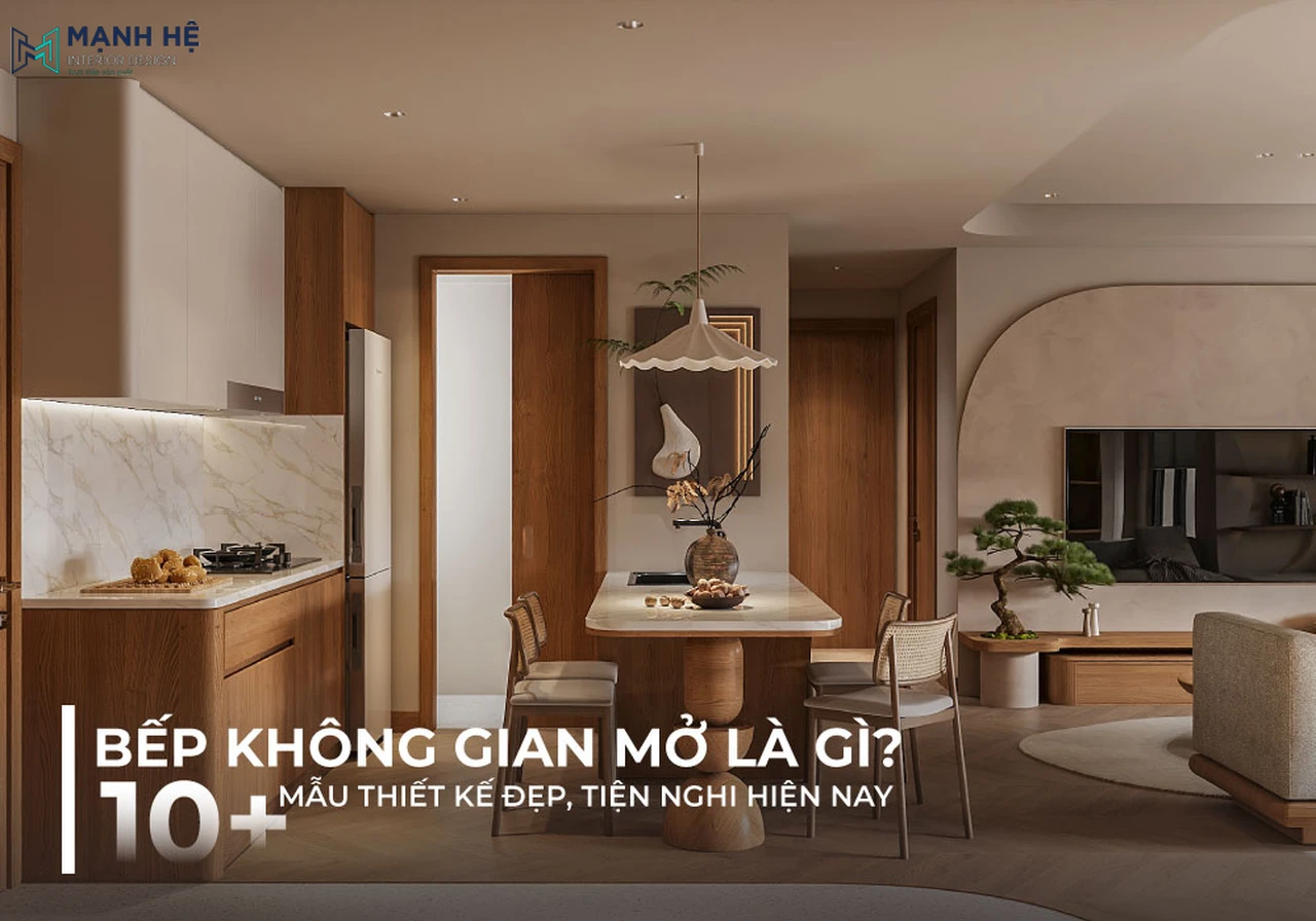 Bếp không gian mở